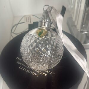 Waterford Crystal 2008 Ornament Times Square Ball 100th Anniversary LED Light Up